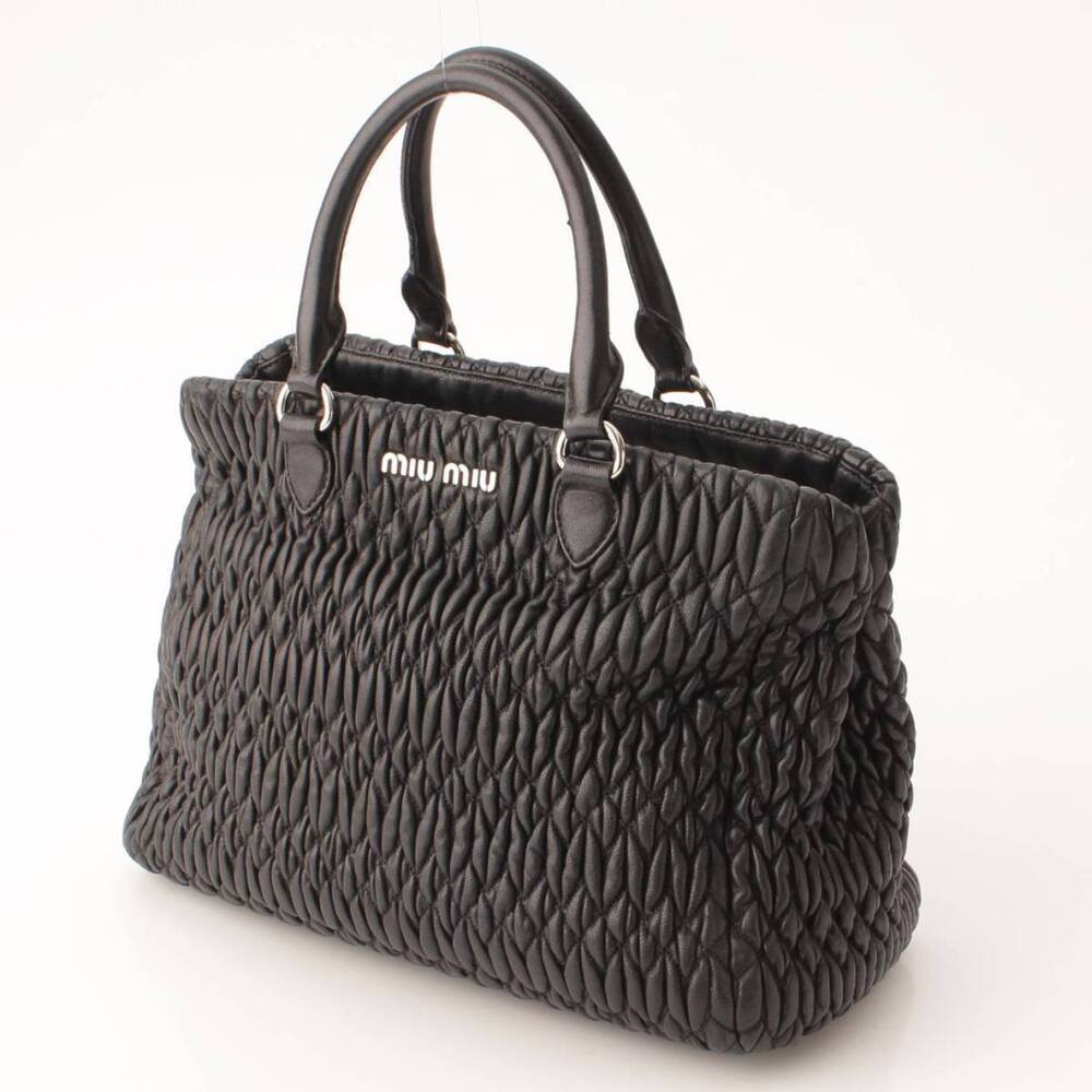 Miu Miu Handbag Nappa Crystal Black - Picture 1 of 9